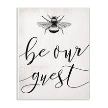Stupell Industries Be Our Guest Bumble Bee Script Wall Plaque Michaels Stupell Industries Be Our Guest Bumble Bee Script Wall Plaque Michaels